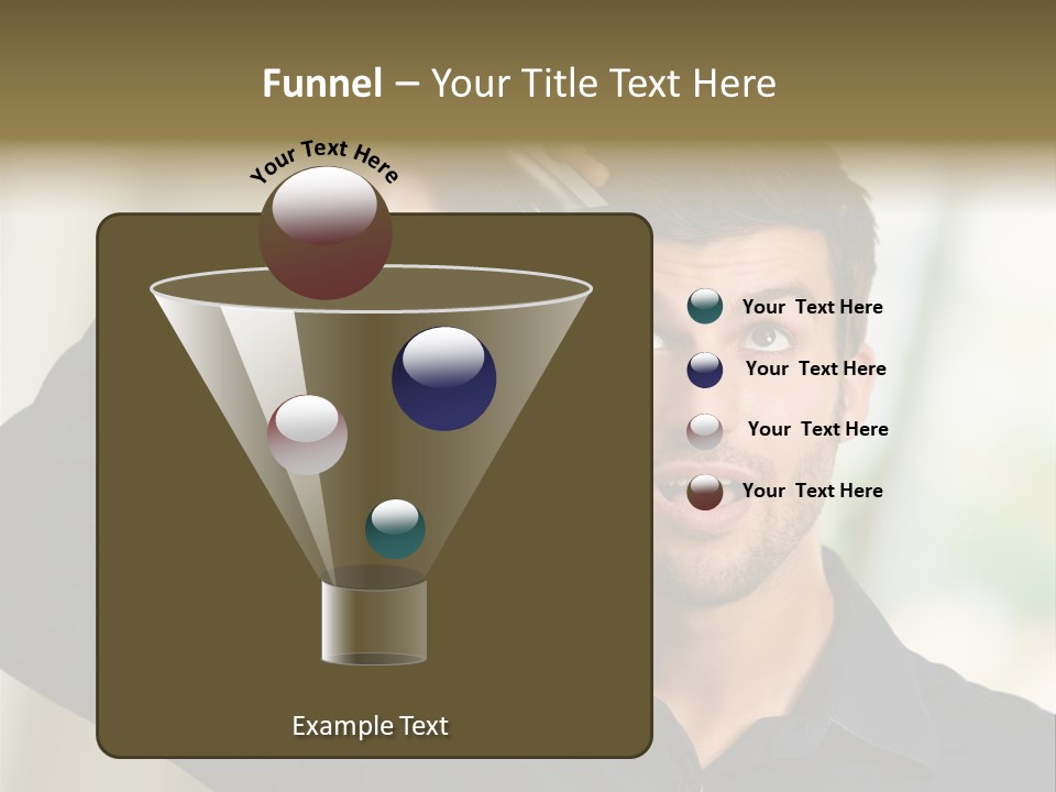 Electricity Young Haircut PowerPoint Template