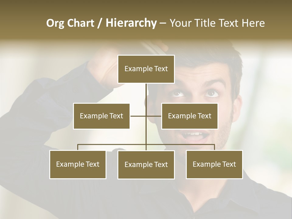Electricity Young Haircut PowerPoint Template