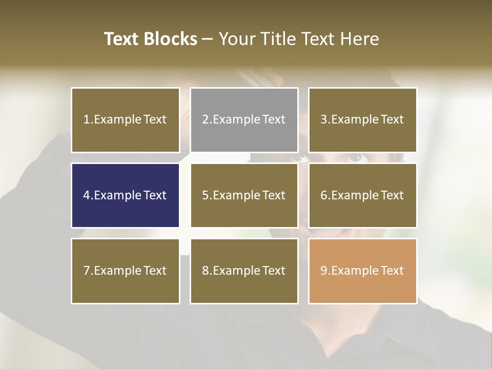 Electricity Young Haircut PowerPoint Template