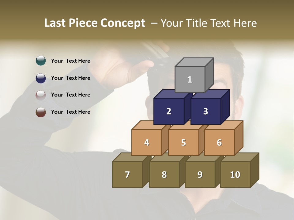 Electricity Young Haircut PowerPoint Template