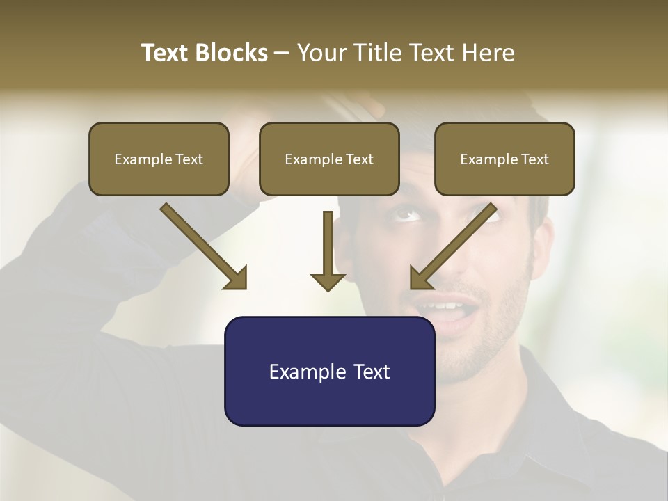 Electricity Young Haircut PowerPoint Template