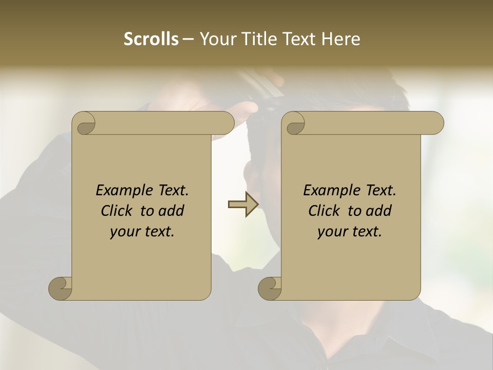 Electricity Young Haircut PowerPoint Template