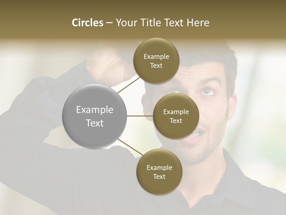 Electricity Young Haircut PowerPoint Template