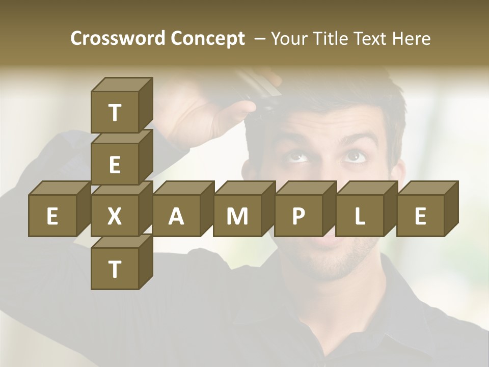 Electricity Young Haircut PowerPoint Template