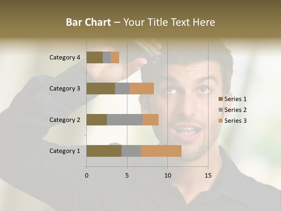 Electricity Young Haircut PowerPoint Template