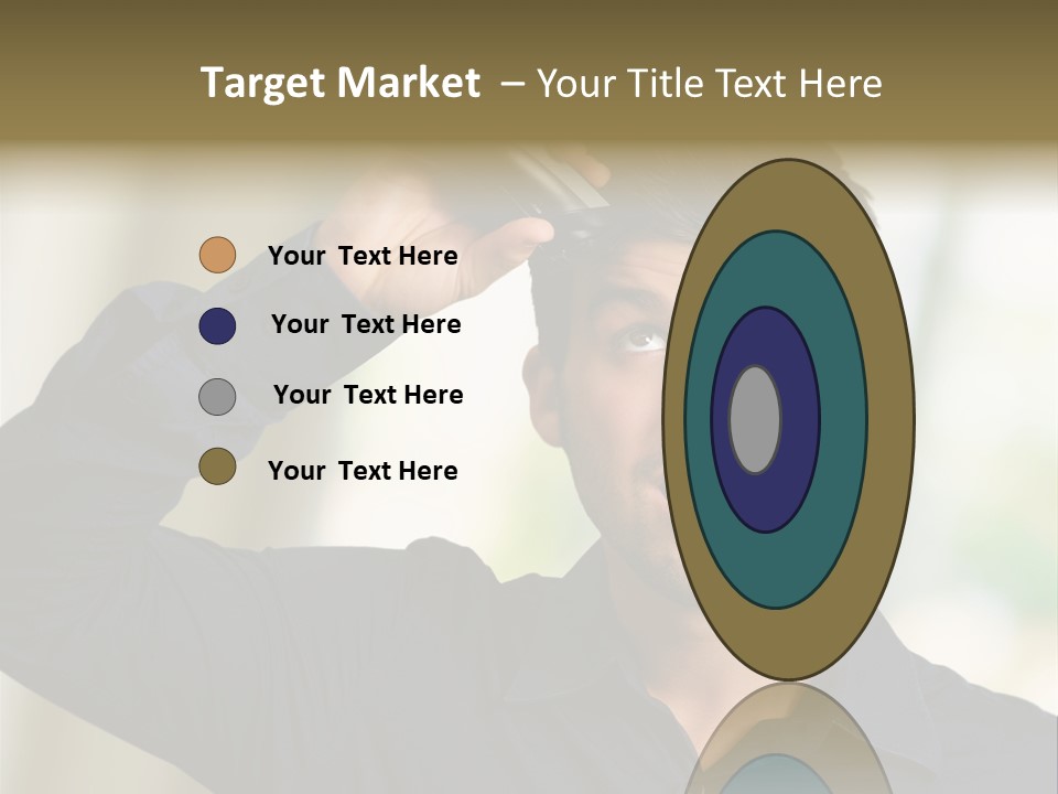 Electricity Young Haircut PowerPoint Template