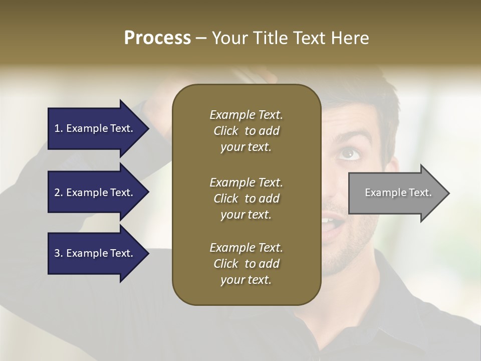 Electricity Young Haircut PowerPoint Template