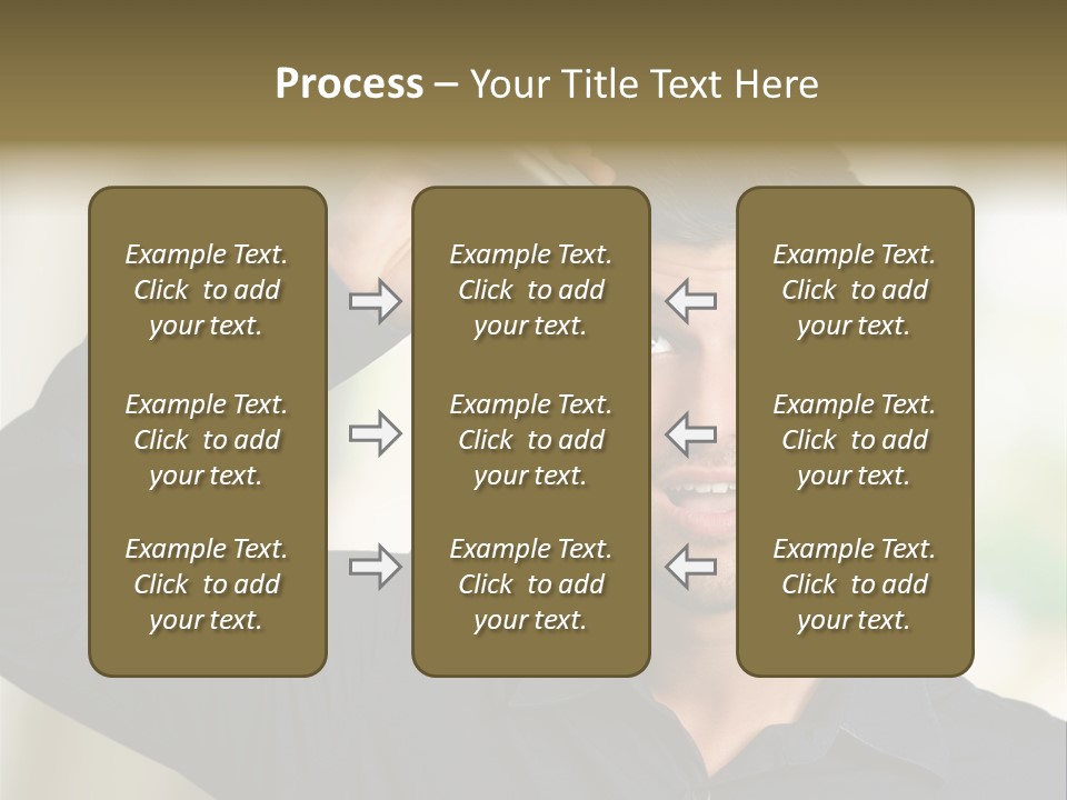 Electricity Young Haircut PowerPoint Template