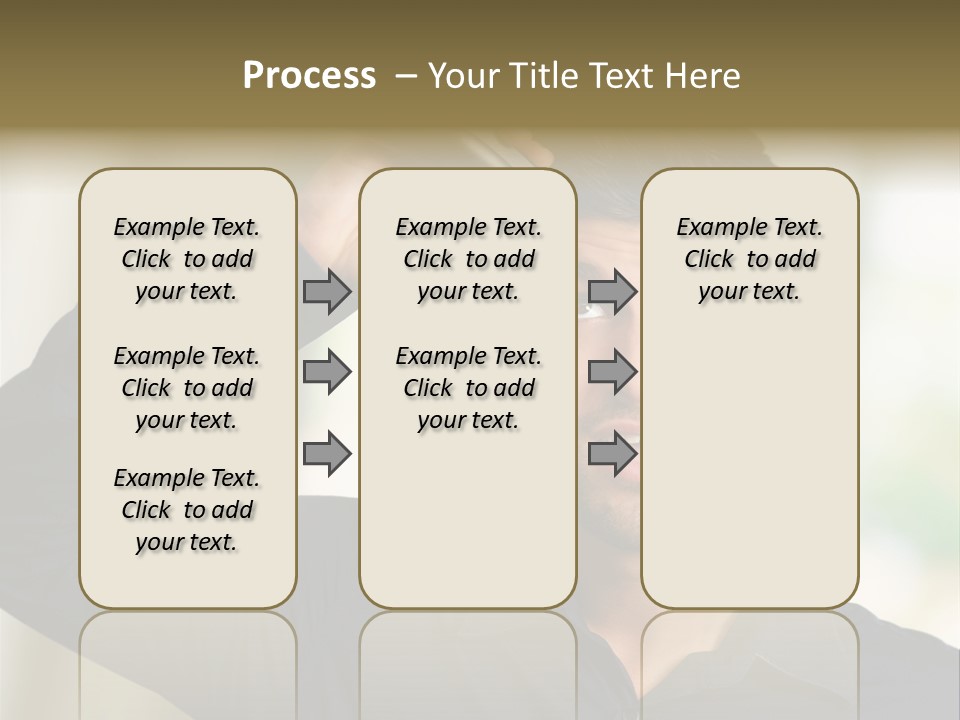Electricity Young Haircut PowerPoint Template