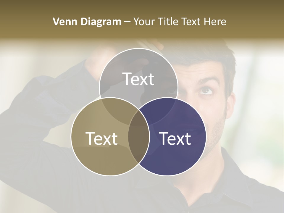 Electricity Young Haircut PowerPoint Template