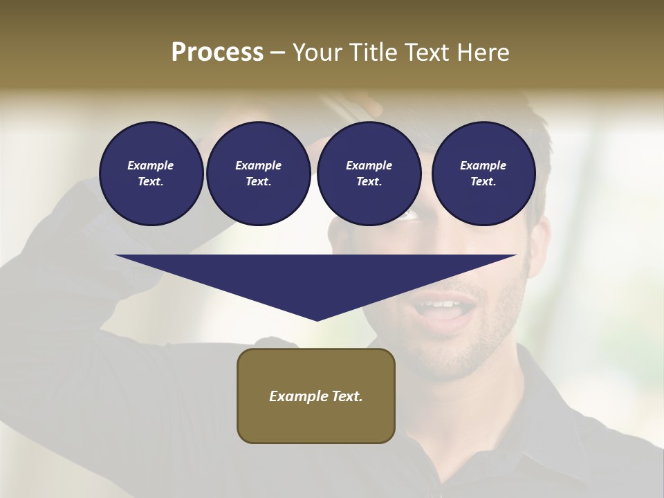Electricity Young Haircut PowerPoint Template