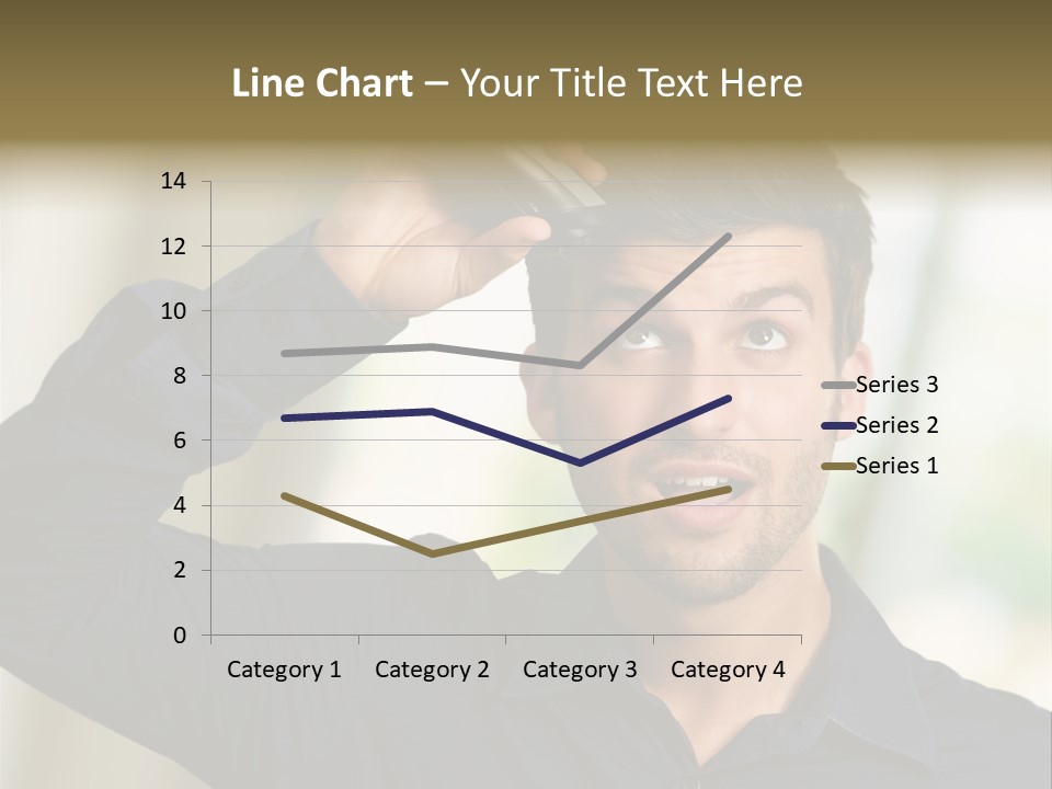 Electricity Young Haircut PowerPoint Template