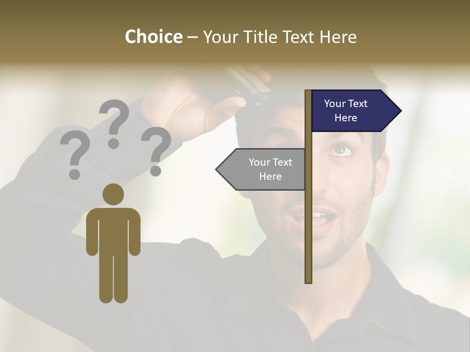 Electricity Young Haircut PowerPoint Template
