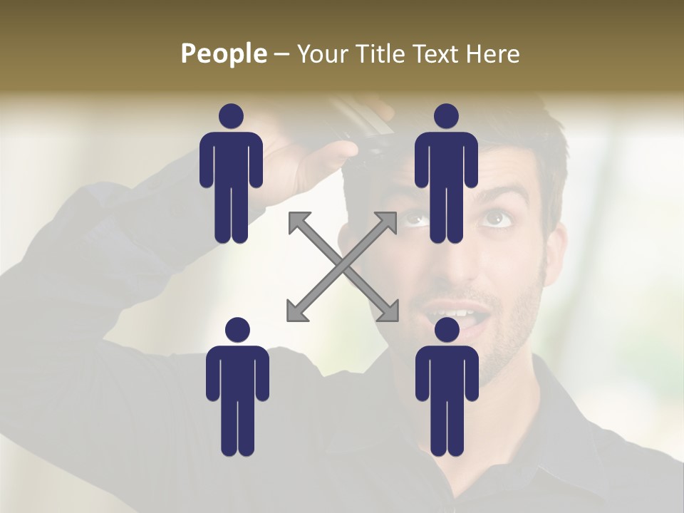 Electricity Young Haircut PowerPoint Template