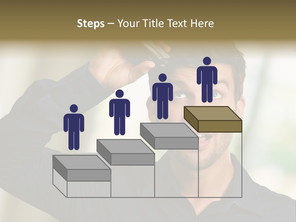 Electricity Young Haircut PowerPoint Template