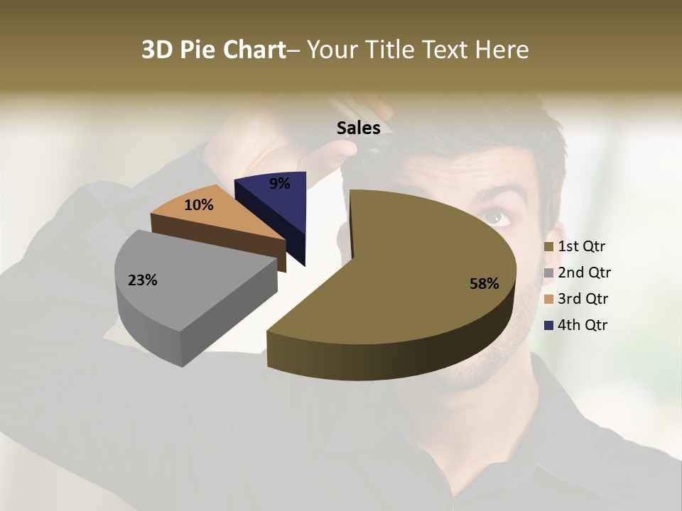 Electricity Young Haircut PowerPoint Template