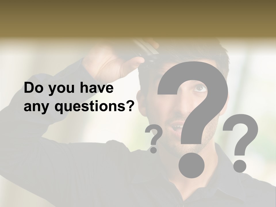 Electricity Young Haircut PowerPoint Template