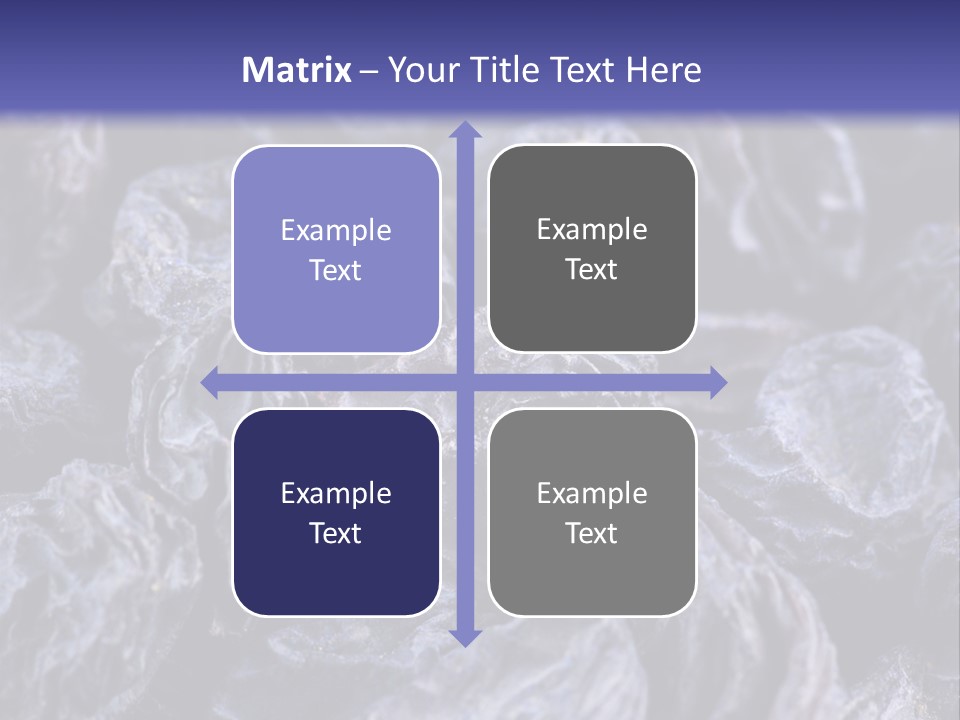 Gourmet Currant Macro PowerPoint Template