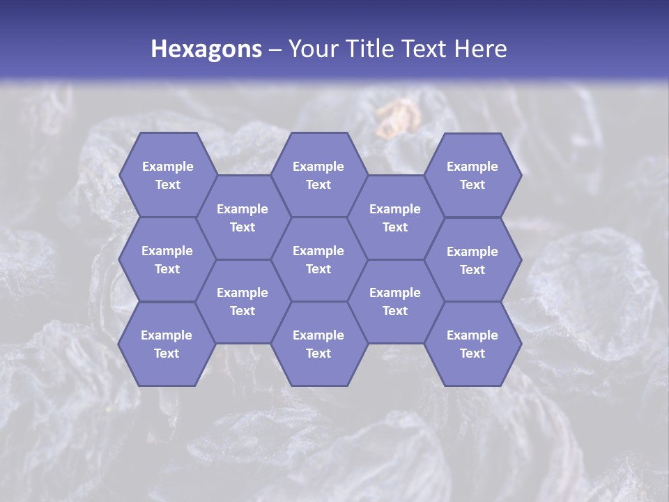 Gourmet Currant Macro PowerPoint Template