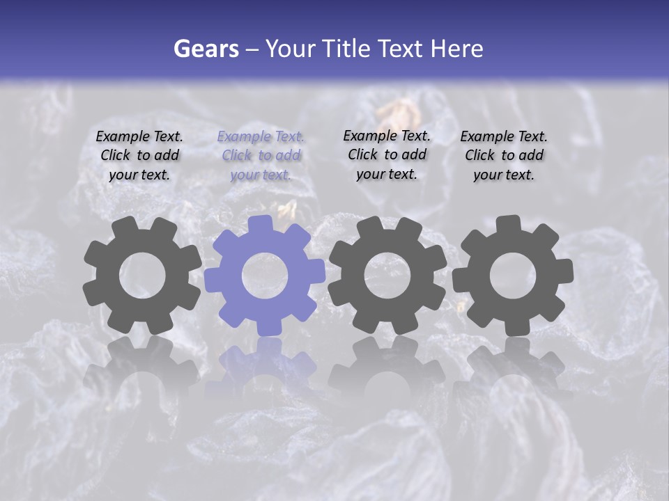 Gourmet Currant Macro PowerPoint Template