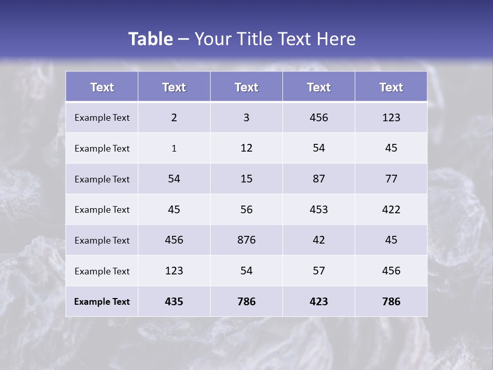 Gourmet Currant Macro PowerPoint Template