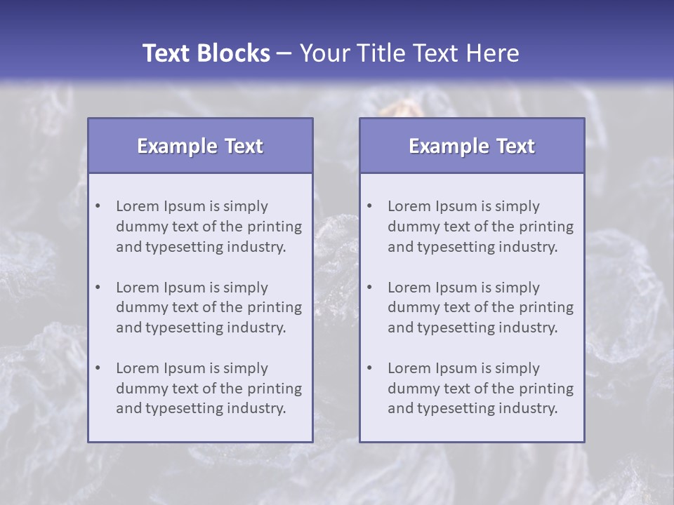 Gourmet Currant Macro PowerPoint Template