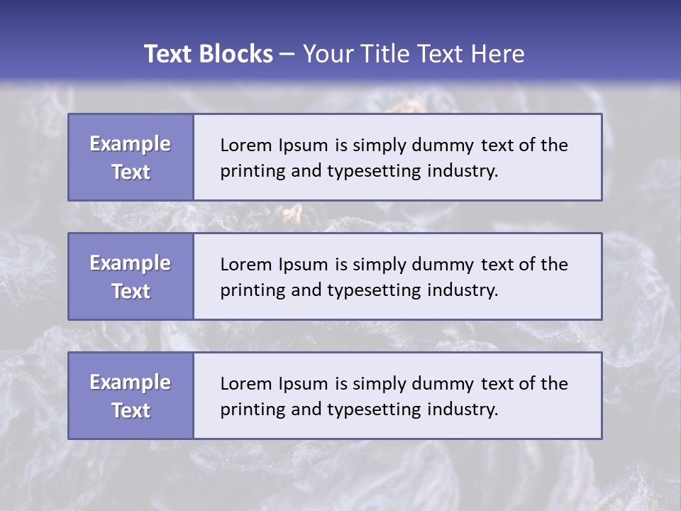 Gourmet Currant Macro PowerPoint Template