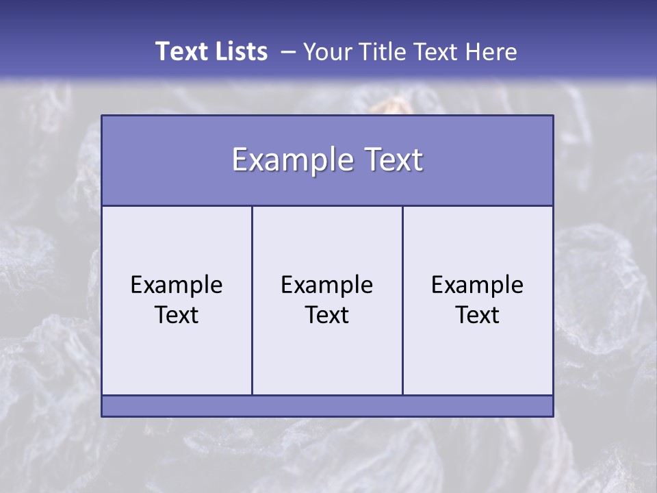 Gourmet Currant Macro PowerPoint Template