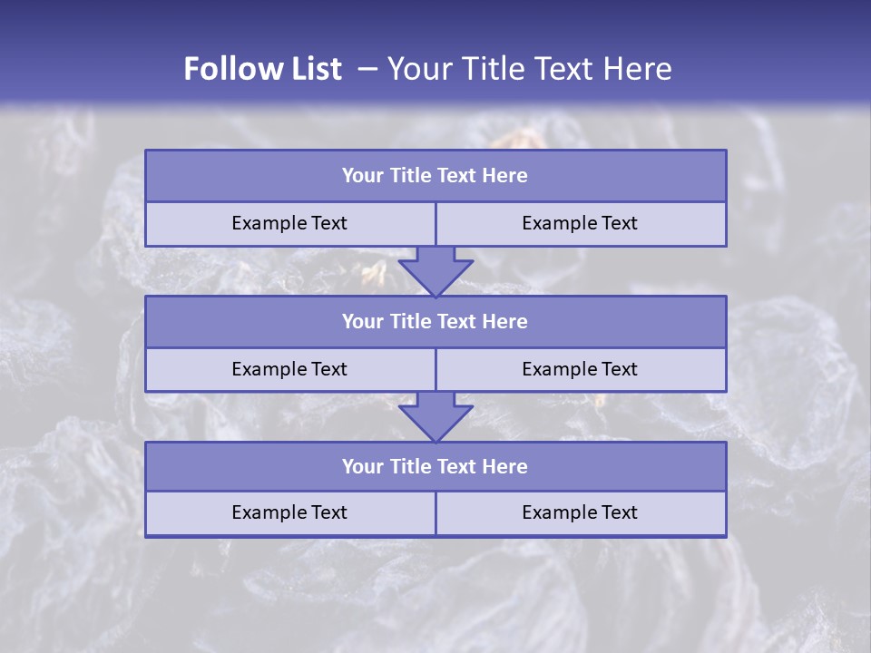 Gourmet Currant Macro PowerPoint Template