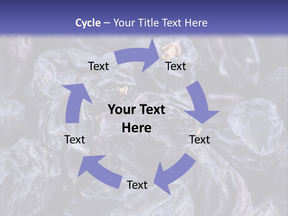Gourmet Currant Macro PowerPoint Template