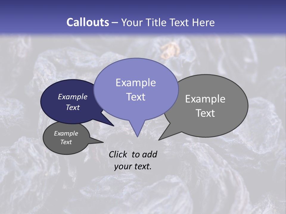 Gourmet Currant Macro PowerPoint Template