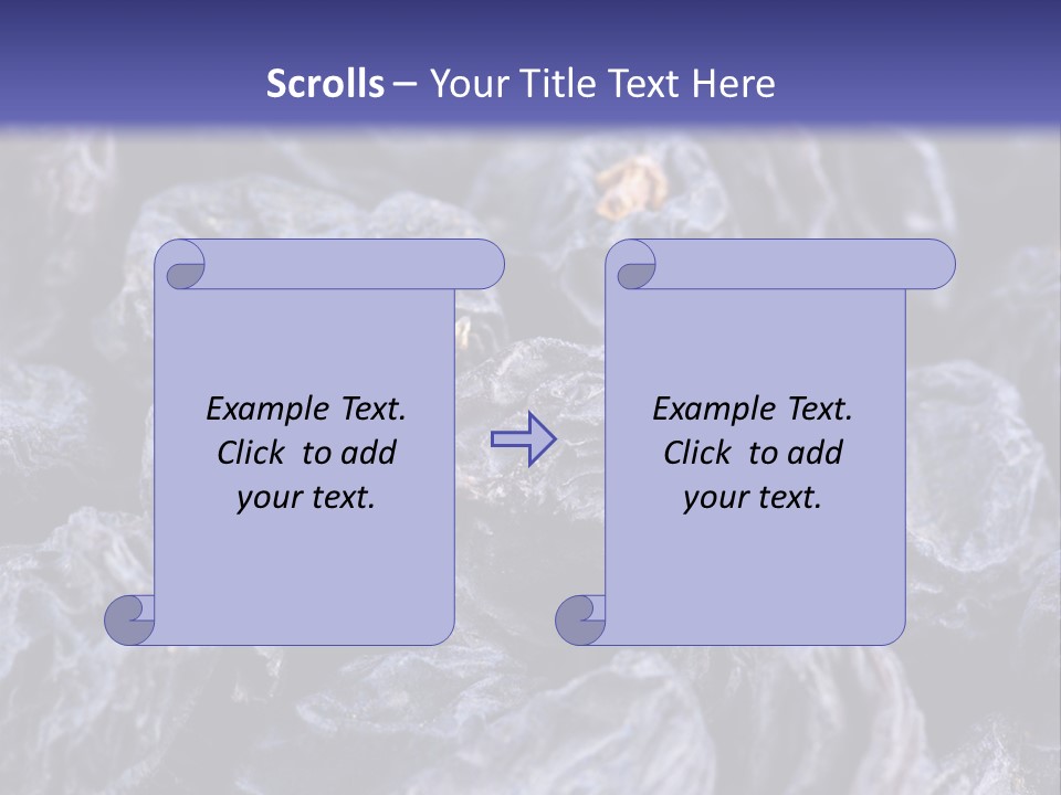 Gourmet Currant Macro PowerPoint Template