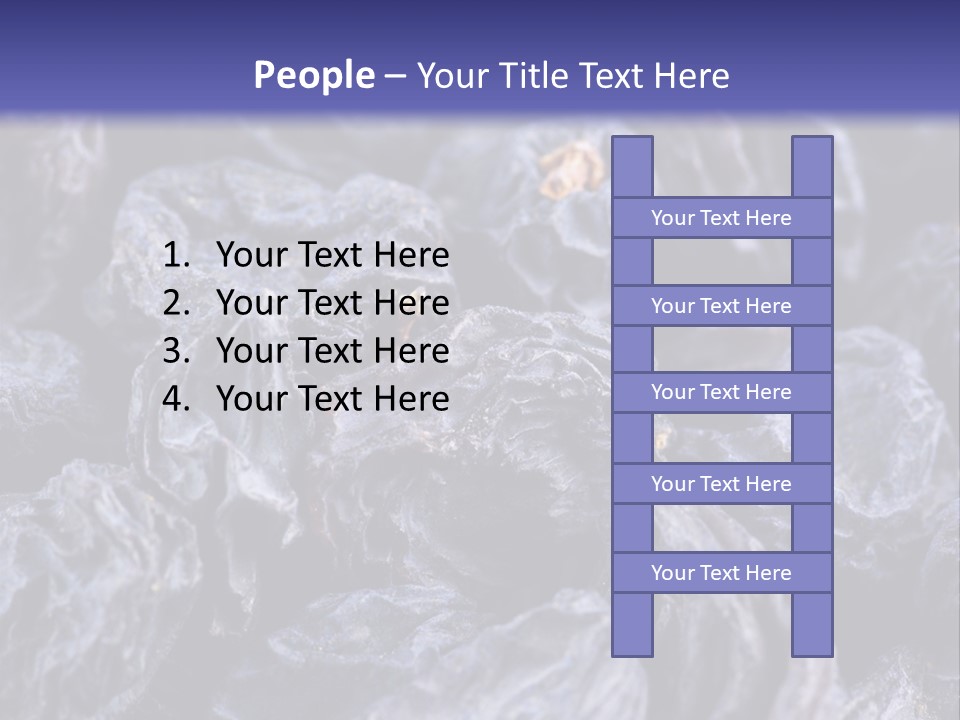 Gourmet Currant Macro PowerPoint Template