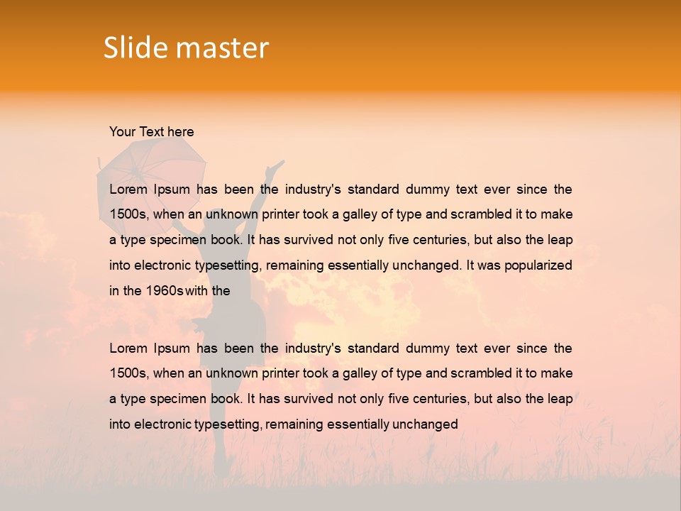 Fun Jump Happy PowerPoint Template