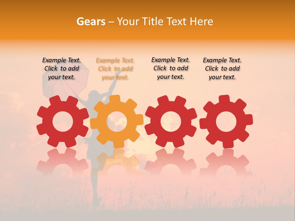 Fun Jump Happy PowerPoint Template