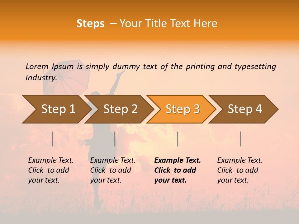 Fun Jump Happy PowerPoint Template