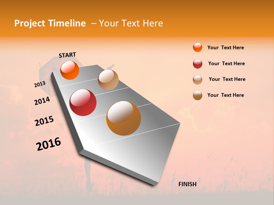Fun Jump Happy PowerPoint Template