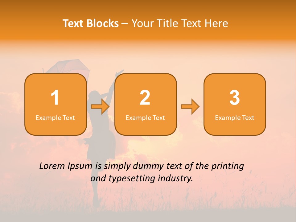 Fun Jump Happy PowerPoint Template