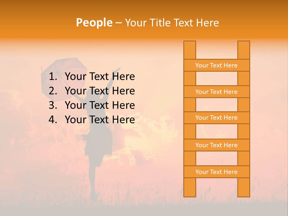 Fun Jump Happy PowerPoint Template