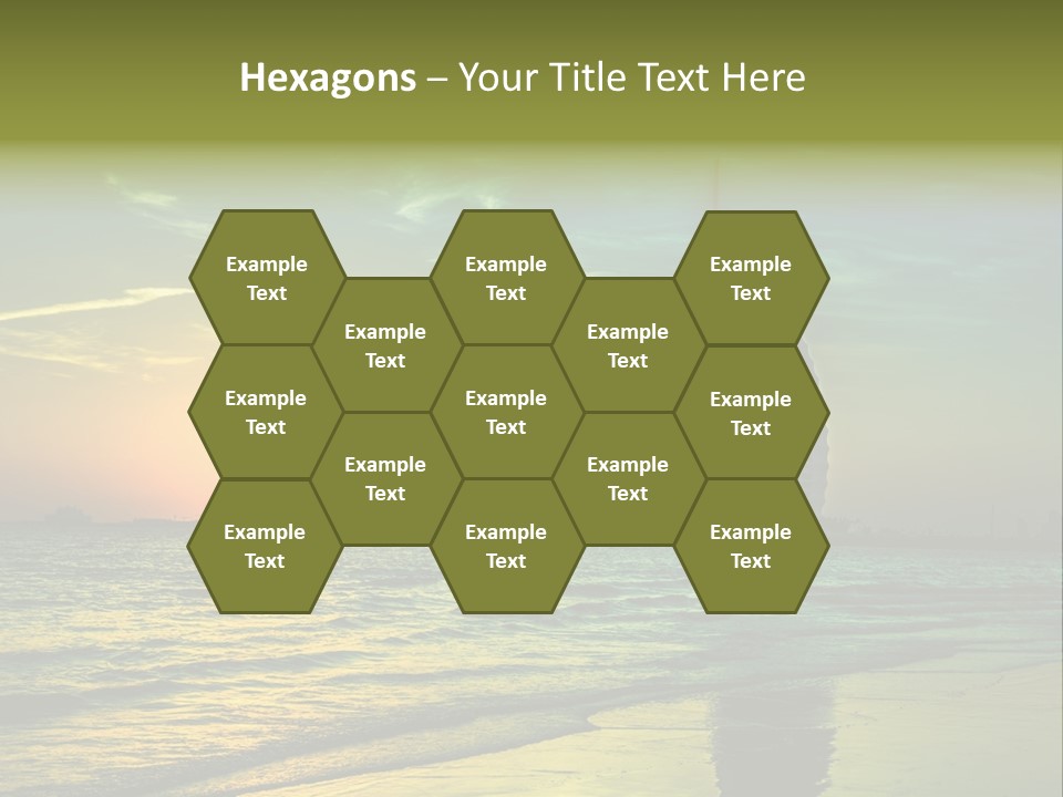 Touristic Emirates Tower PowerPoint Template