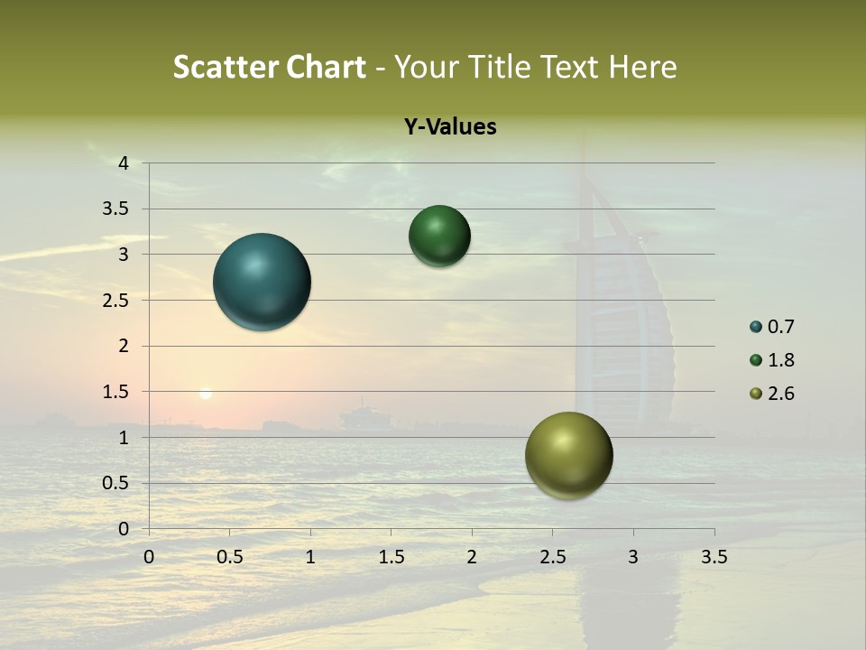 Touristic Emirates Tower PowerPoint Template