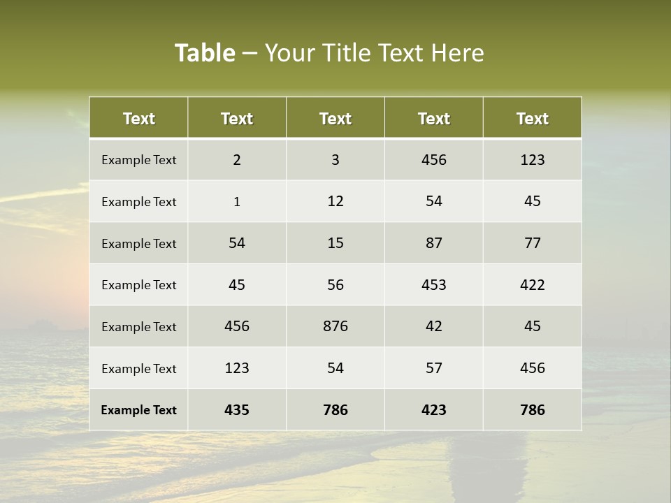 Touristic Emirates Tower PowerPoint Template