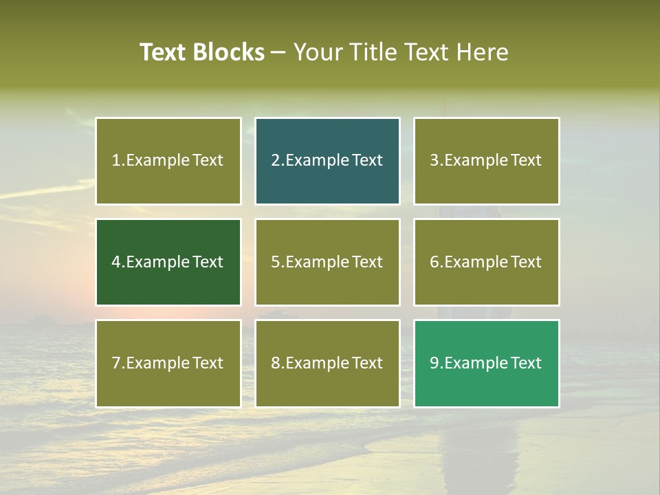 Touristic Emirates Tower PowerPoint Template