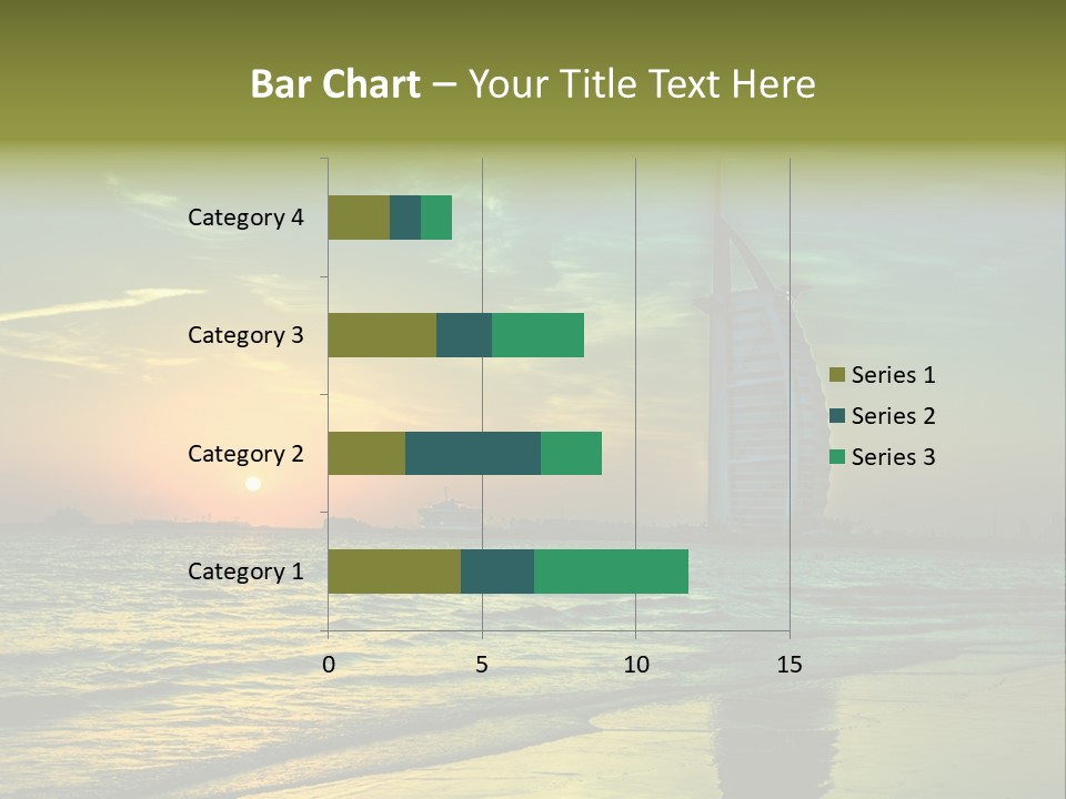 Touristic Emirates Tower PowerPoint Template