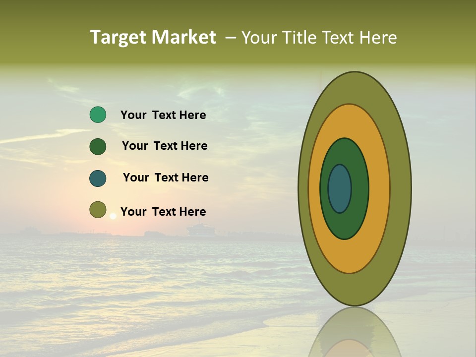 Touristic Emirates Tower PowerPoint Template