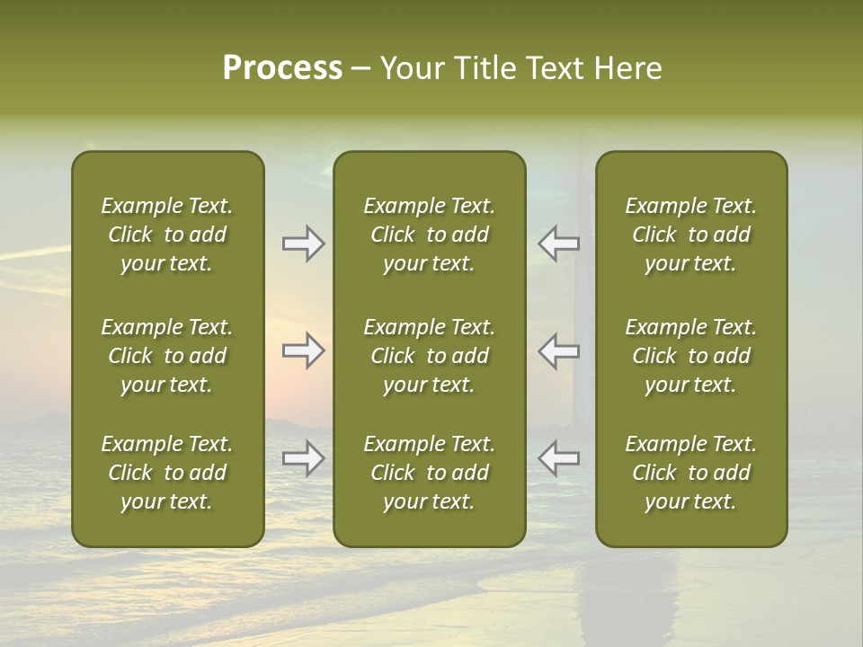 Touristic Emirates Tower PowerPoint Template