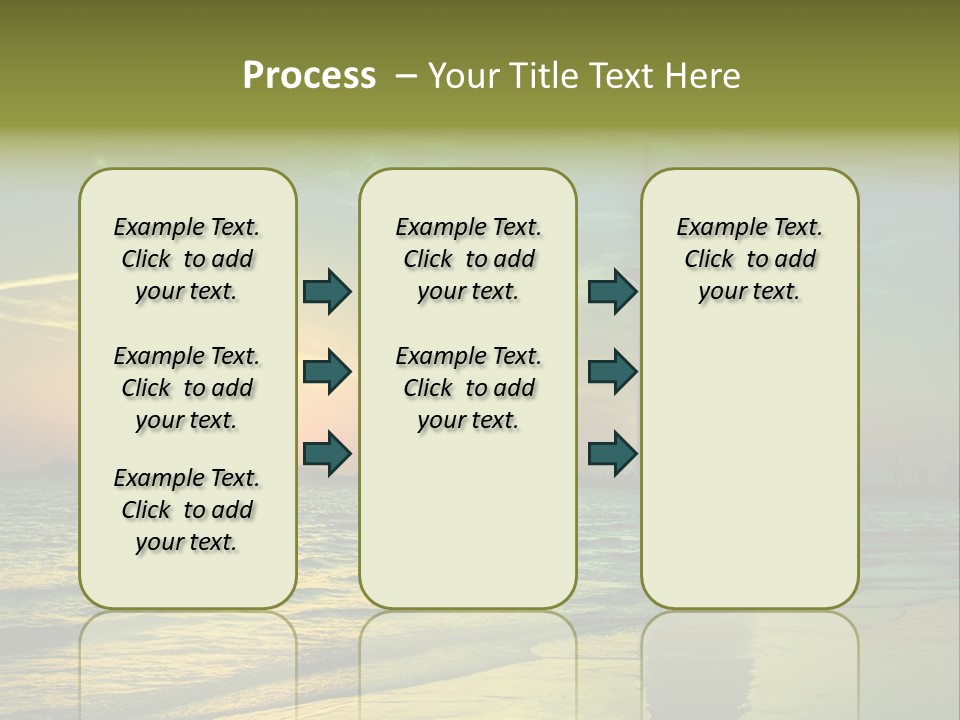 Touristic Emirates Tower PowerPoint Template
