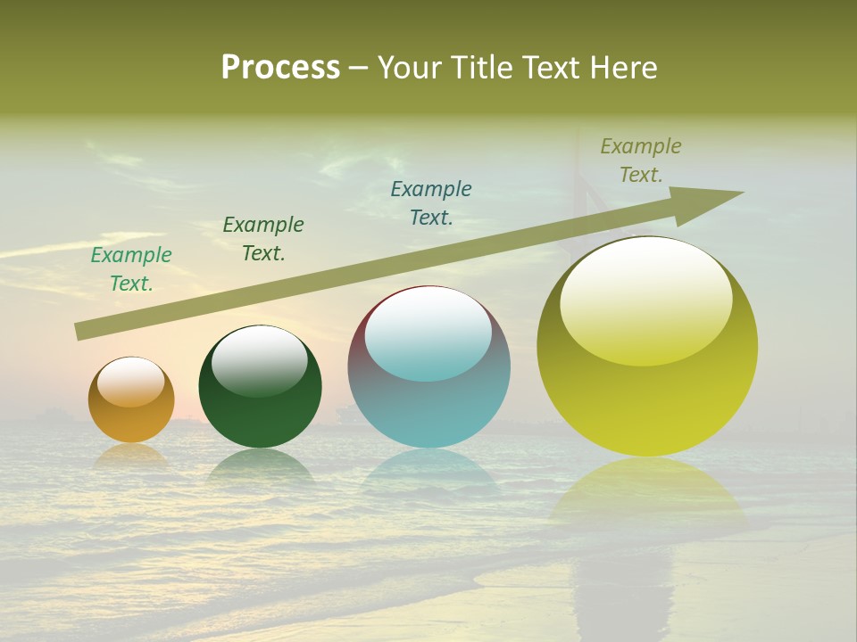 Touristic Emirates Tower PowerPoint Template