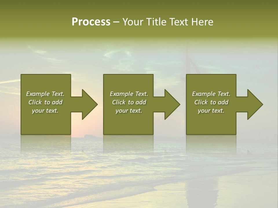 Touristic Emirates Tower PowerPoint Template