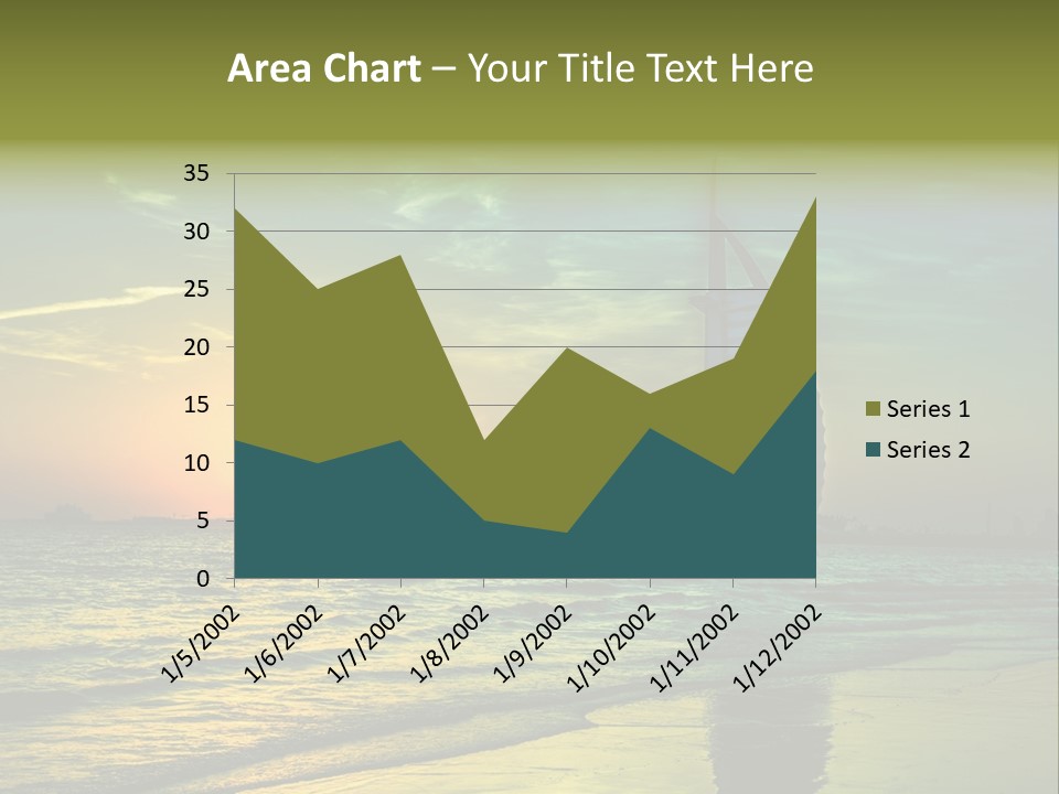 Touristic Emirates Tower PowerPoint Template